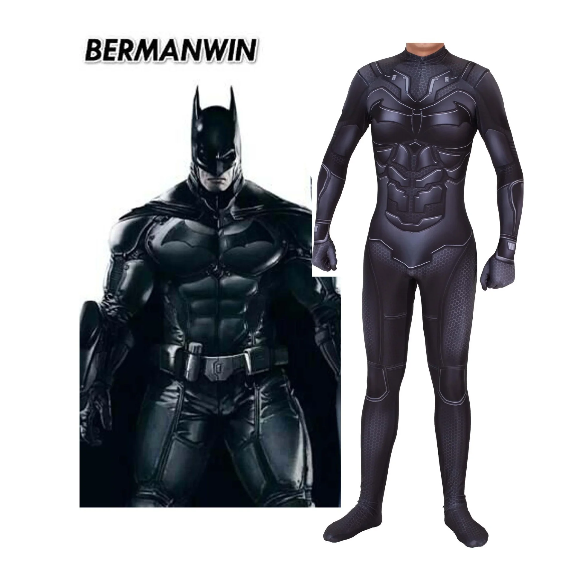 

HOT SALE Adult Kids bat man Bodysuit Jumpsuit Marvel Superhero Anime Cosplay costume
