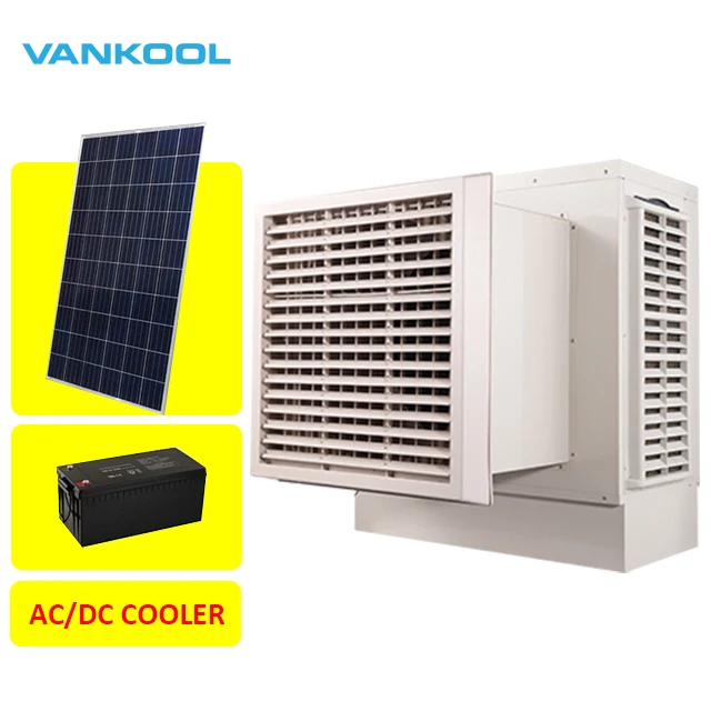 Solar Dc 12v Ac 220v Window Air Conditioner Evaporative Air Coolers Fan