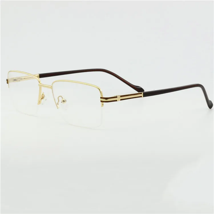 2063 Metal Half Rim Frame Classic Eyewear Optical Eye Glasses ...
