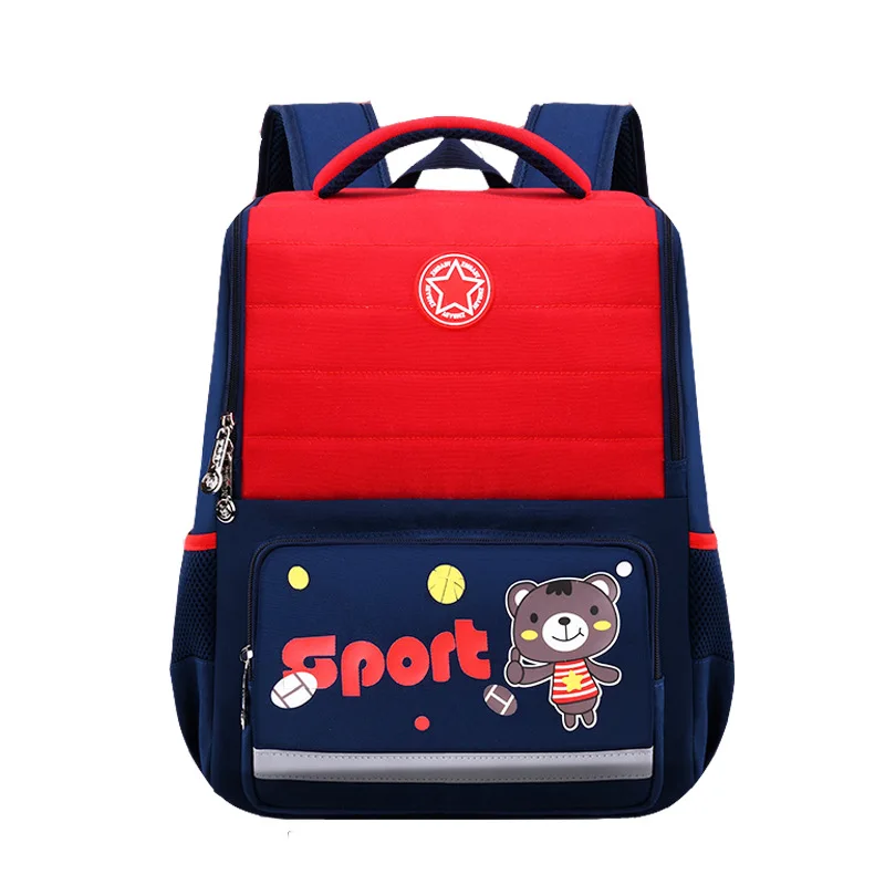 

Wholesale grade school backpack girls boys school bag, 4 colors