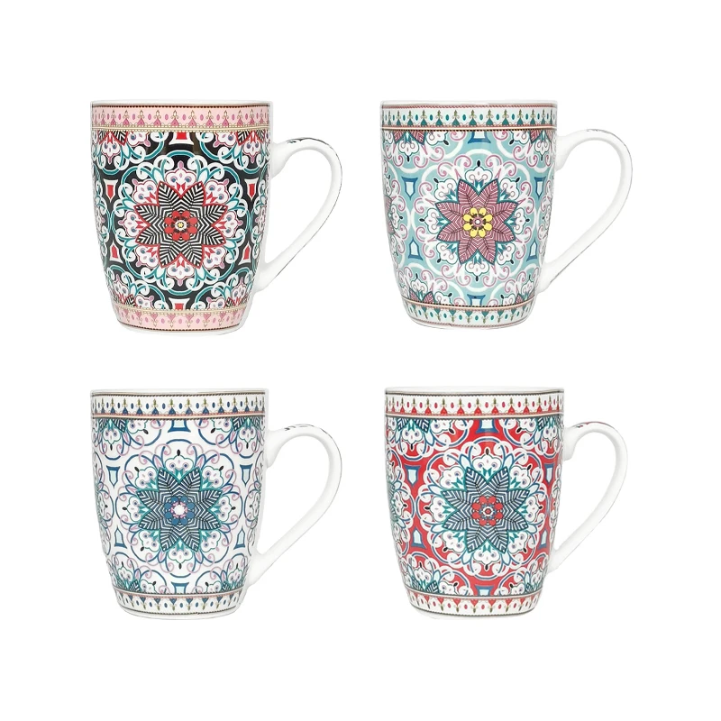 

hot sale ceramic set cup saucer blank mug ceramic mug bicycle