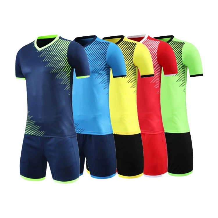 

2021 men latest football training uniform quick dry soccer wear, Different color can be customized