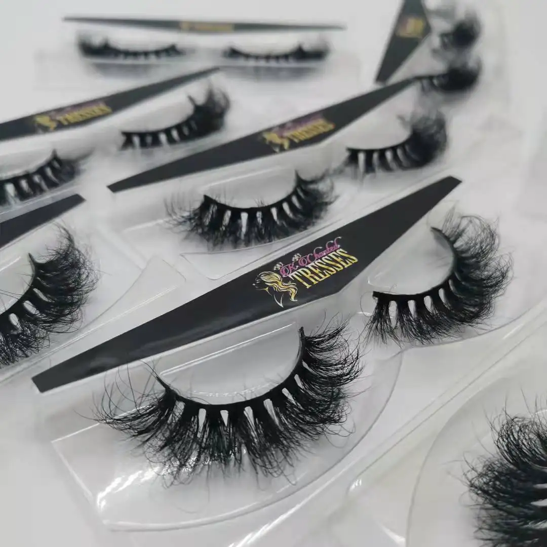 

Private Label Custom Eyelash Box Packaging For Wispy Mink Eyelashes 20mm 25mm Fluffy Mink Eyelash Wholesale 3D Mink Lashes