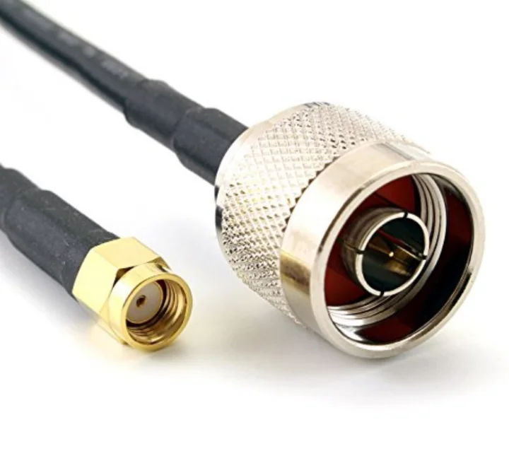 rf connector n type male cable plug