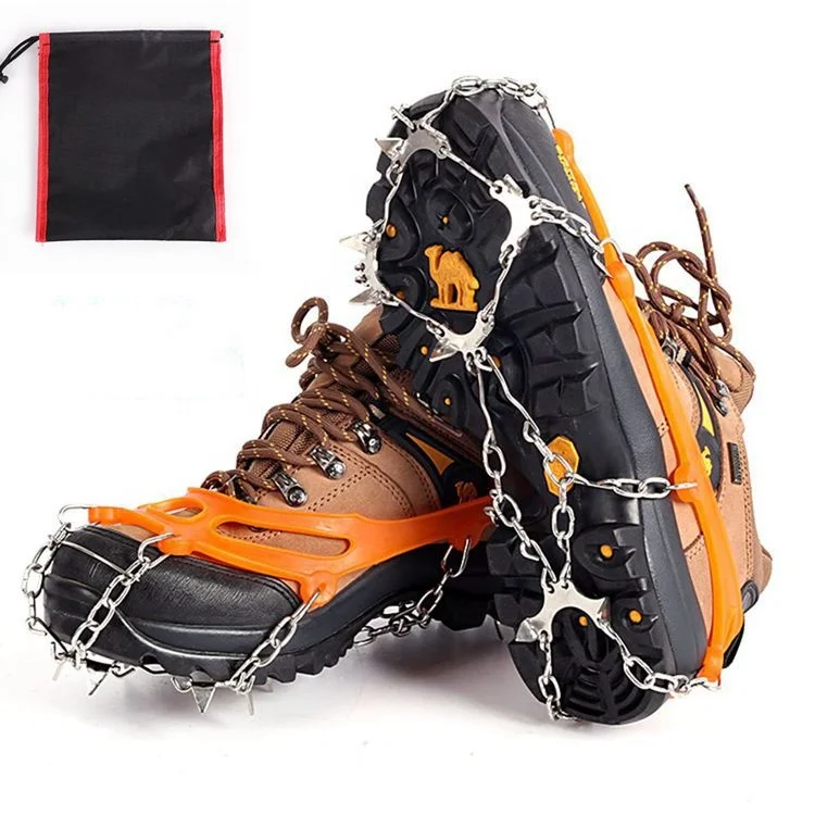 

Hot sale hiking climbing 18 teeth anti climb spikes ice cleats for shoes anti slip hiking climbing snow