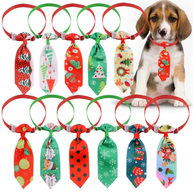 

Christmas Holiday Pet Dress Collar Dog Bow Tie Collar Small Dog Bow Tie