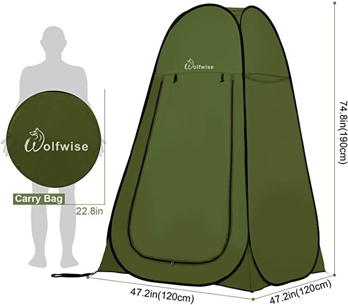 

Everich Portable Automatic Privacy Outdoor pop up Shower Tent, Customized color