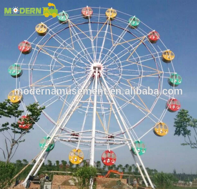 China amusement park fun ride mobile fiberglass cabin ferris wheel