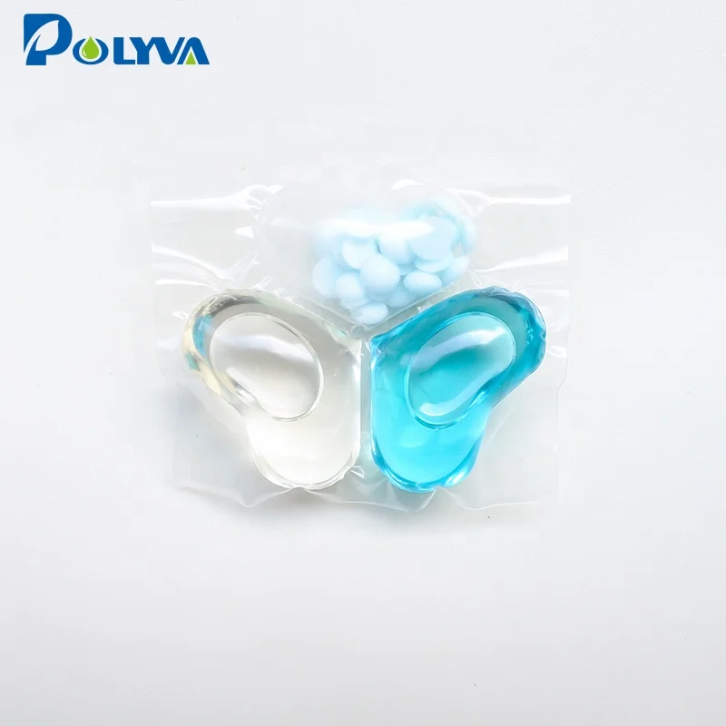 

Household washing 20g customized laundry detergent tablet soap pods cleaning liquid detergent., Transparent