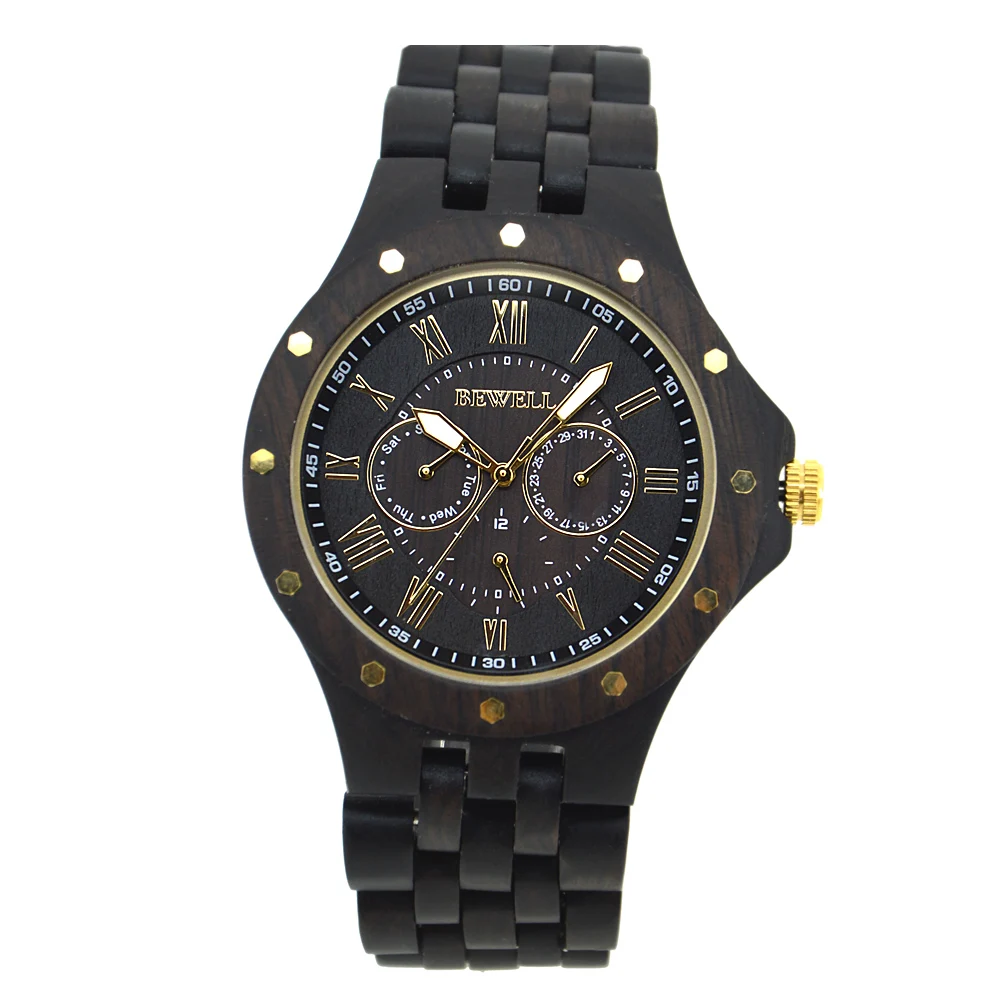 

High fashion Wooden watch Japan movement quartz watches ready to ship wristwatch for men