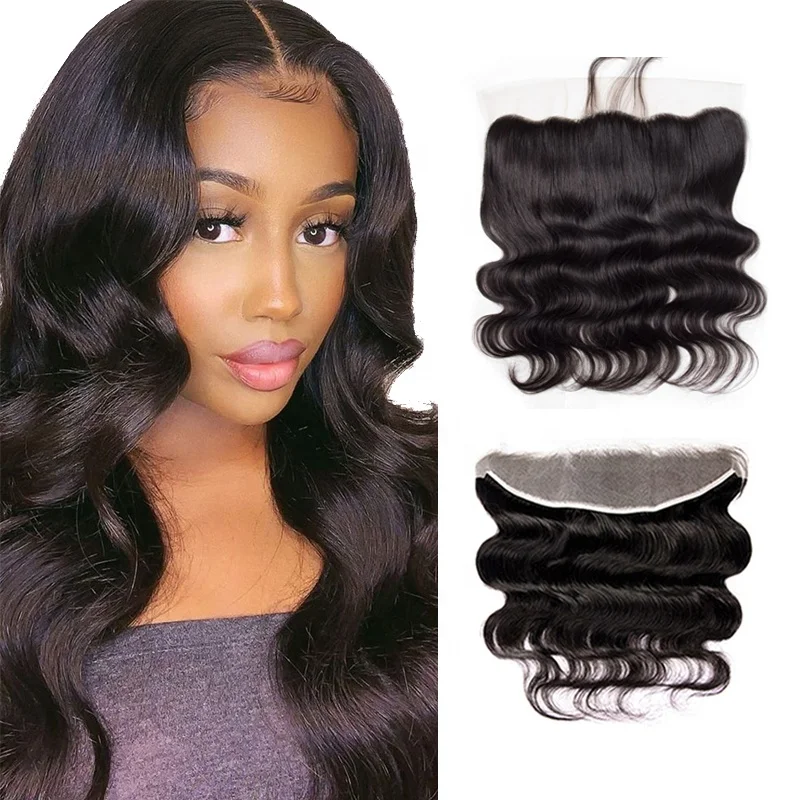 

AFL Raw Human Virgin Brazilian Body Wave Hair Extension Wholesale Price 13x4 13x6 Ear To Ear Lace Frontal With Bundles
