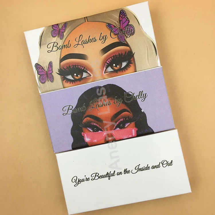 

Anerry Wholesale Customized Your Own Bratz Doll Cartoon Girl Lash Packaging Eyelash Case For Eyelashes