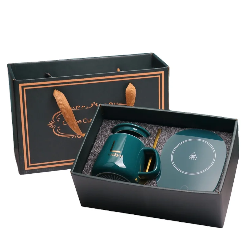 

drinkware office 55 degree heating modern coffee mug warm ceramic mug cup, Customized colors acceptable