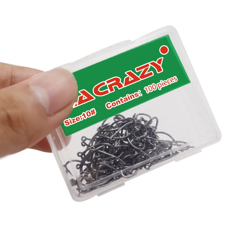 

High Quality Carbon Steel Fishing Hooks Box Carp Fishinghooks Gaff Fishing Hook For Outdoor, Green