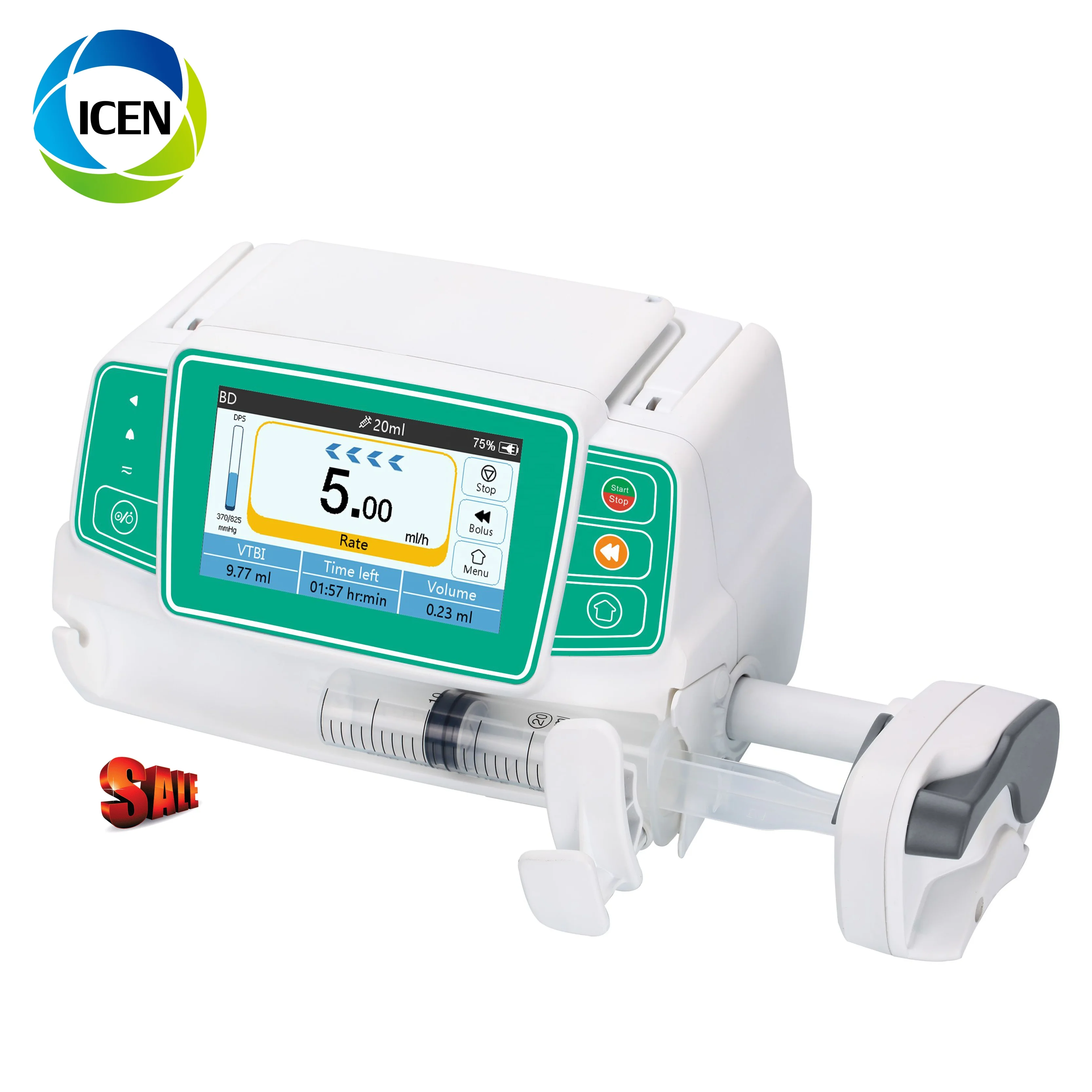 
IN-GS50 hospital medical equipment syringe infusion pump 