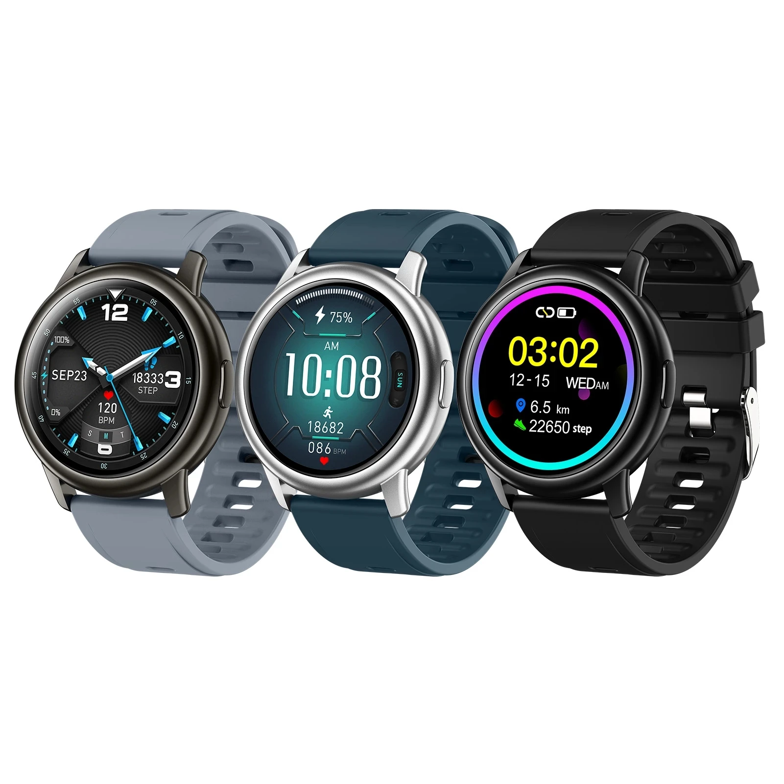 

2022 New S27 Watch Men  Full Sport Fitness Tracker Blood Pressure Clock Women GTS watch for