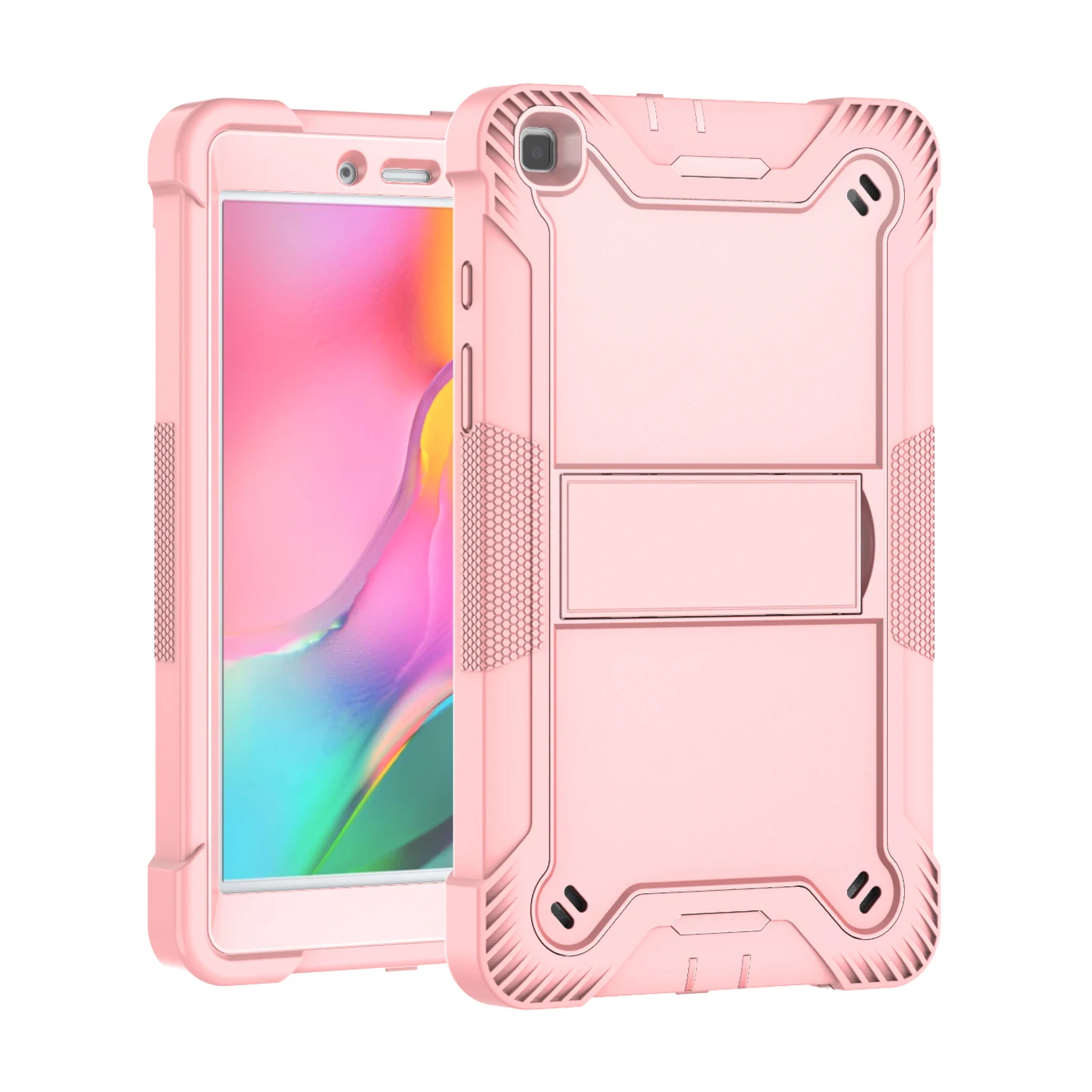 

Durable 3 Layer Full Protective Impact Resistant Shockproof Tablet Case For Samsung Galaxy Tab A 8.0 2019 Case, 8 colors