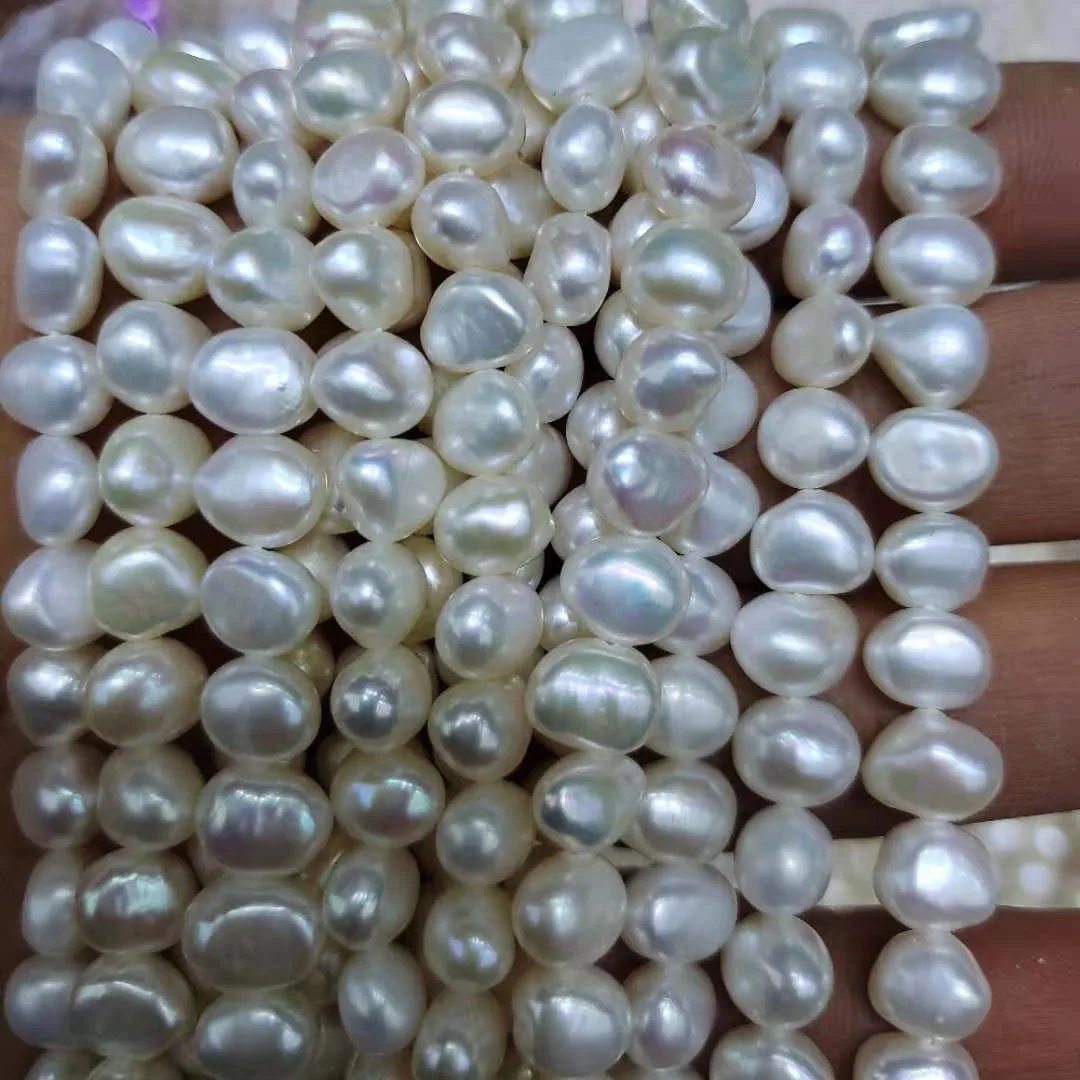 

7-8 mm AA good quality natural freshwater pearl baroque wholesale freshwater pearl in strand