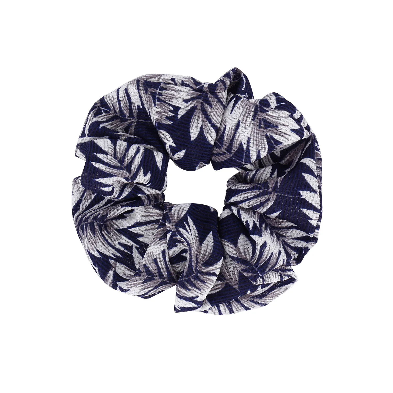 

wholesale satin hair scrunchies hair circle leopard print cloth circle girl scrunchies