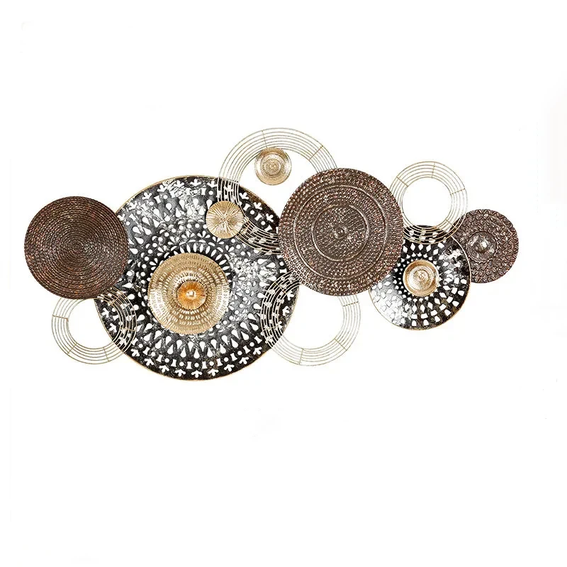 119.5X60.3CM Nordic Modern Living Room Background Decoration Iron Art Hanging Wall Creative Three-Dimensional Wall Decoration