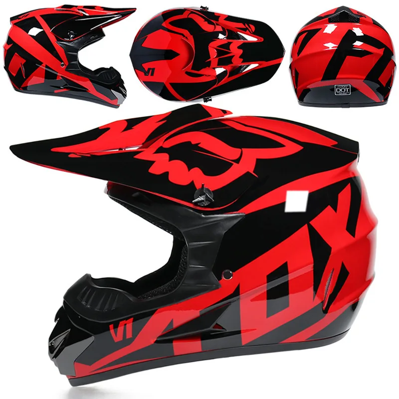 

2021 New Motocross Helmet Off-road Bike Downhill Country Dh Racing Helm Cross Mountain Full Face Helmet, Custom color