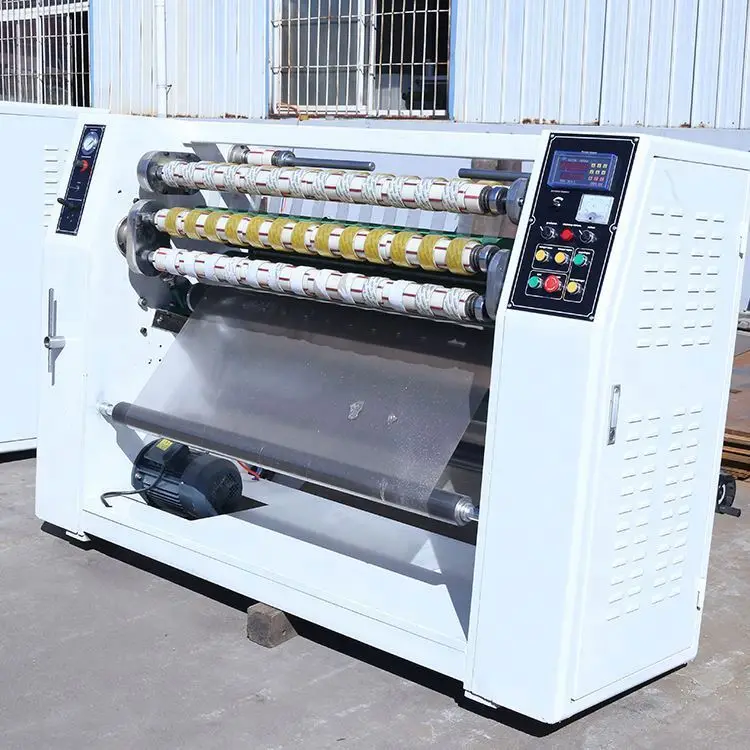 
Jumbo Roll BOPP Adhesive Tape Roll Cutting Rewinding Slitting Machine 