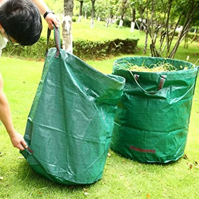 Heavy Duty Garden Garbage Bag, 272 Litre 72 Gallon Gardening Leaf Bag With  Handle, Green Garbage Bag, Reusable And Durable Garden Leaf Bag, Yard Waste  Bags, Cleaning Supplies, Cleaning Tool, Back To