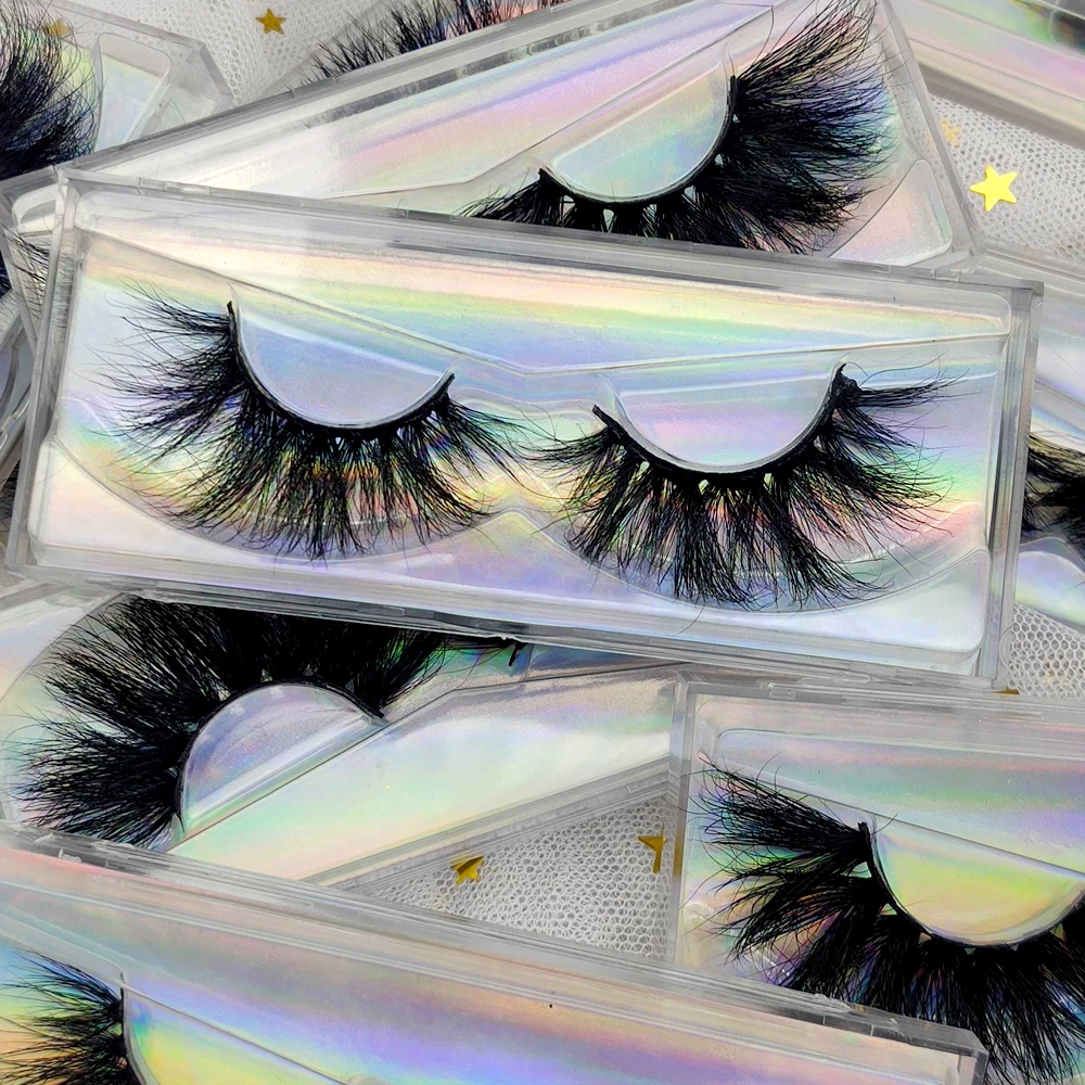 

Eyelash Vendor Lashes Eyelashes Wholesale Custom Packaging 25 Mm Mink Mink Lashcases Eyelashesvendor Hand Made 100% Real Mink, Natural black