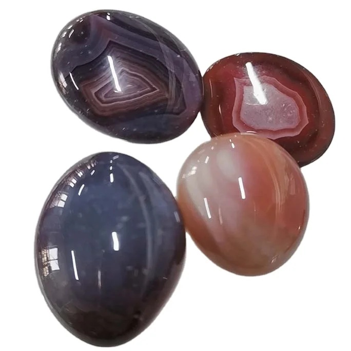 

Wholesale Gemstone Agate Tumbled Stone Natural Crystal Polished Gravel Africa Agate Palm