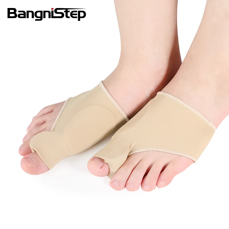 

Bangnistep Amazon Hot Selling Toe Separator Pain Relief Silicone Hallux Valgus Bunion Corrector Sleeves