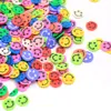 5 mm Round Colorful Smile Faces Expression Thin Slices for Girls/Women Wedding/Holiday/Party Nail Art Decoration Stickers