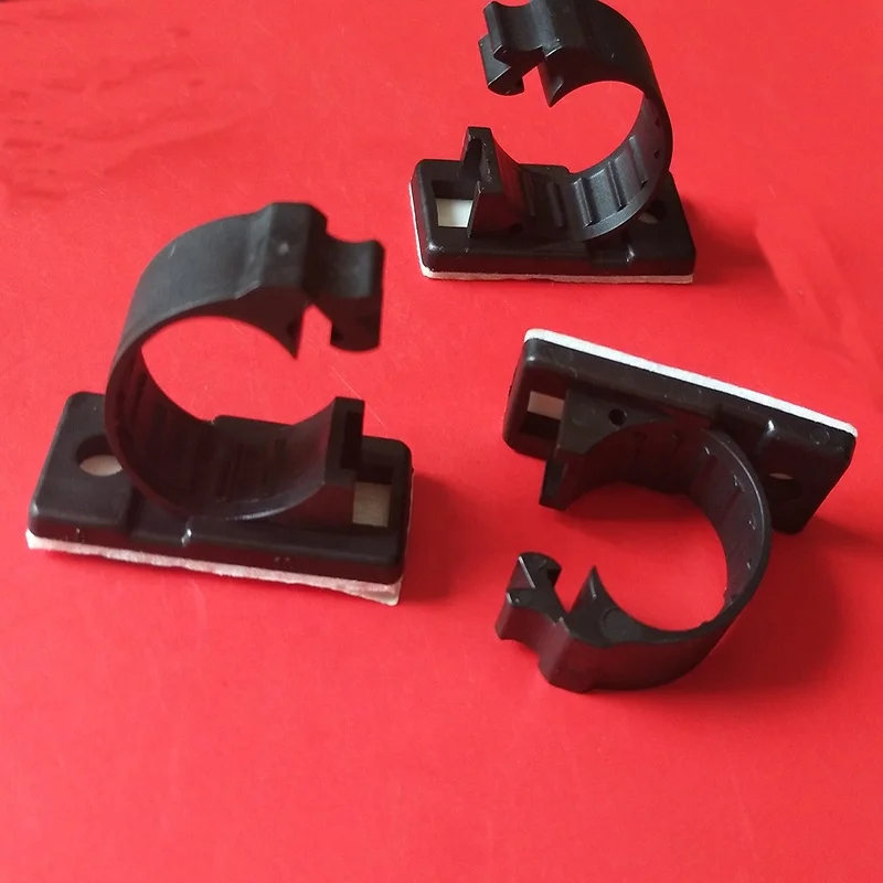 
LY plastic adjustable self adhesive cable clamp  (62338852816)