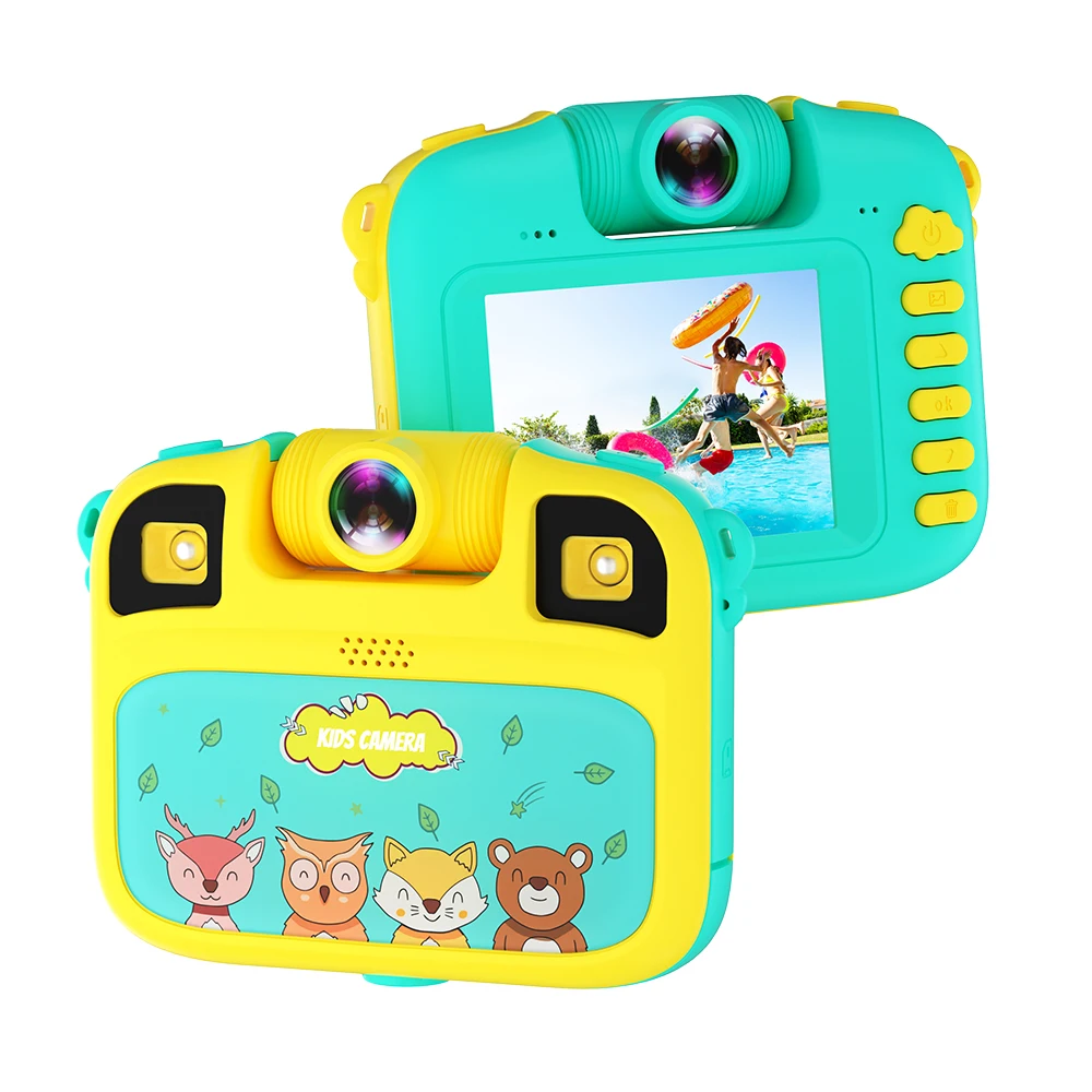 

Cartoon Birthday Gift Kids Camera For Children Shockproof Digital Video Camcorder For Boys And Girls With 16gb Sd Memory Card