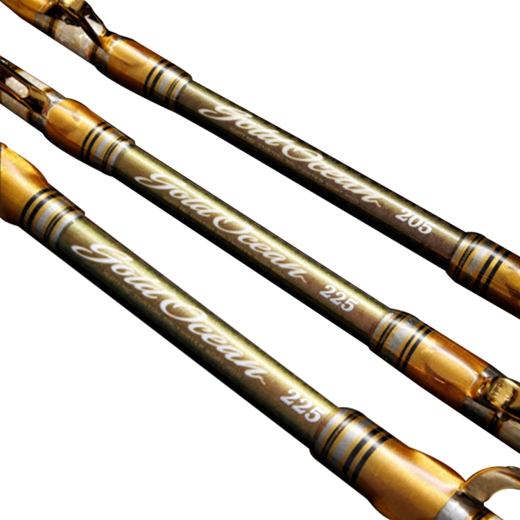 

Wholesale HEARTY RISE-Gold Ocean rod high carbon fiber 2.01m-2.21m fishing rod blank, As photo show