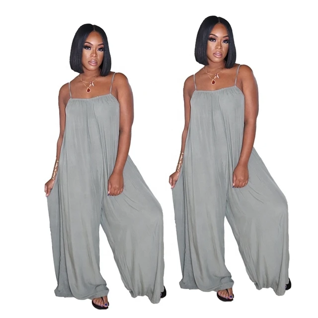Source Monos informales con tirantes para mujer, traje gris a la moda, L  2021 on m.alibaba.com