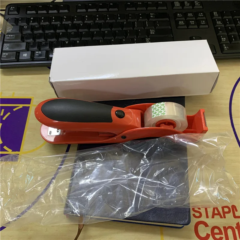 Pelicanshaped Stapler With Adhesive Tape Holder,Twoinone School