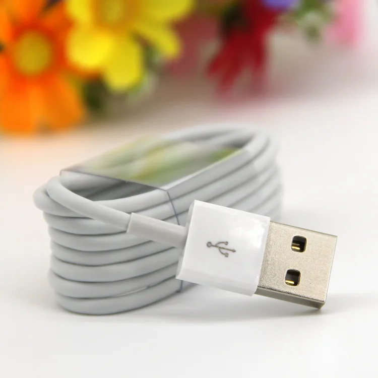 

USB Charging Cables Original For Iphone 2.1a Fast Charge Phone Charger Cable For Iphone Apple Usb Data Line, White