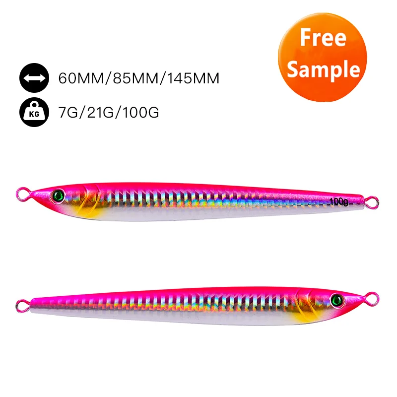 

Wholesale 14.5CM Sea Fishing Lures Metal Lead 100G Jigging Lures Saltwater Fishing Metal, 5 colors