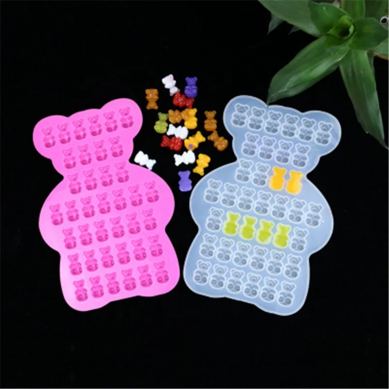 

Silicone Bears Fondants Baking Tools, Pink/white