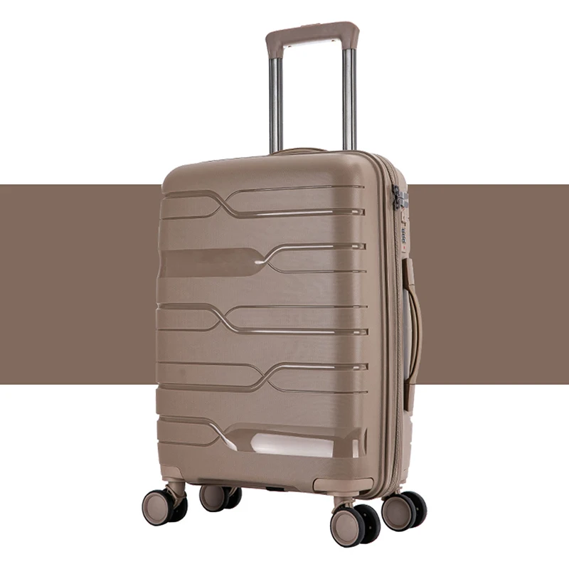

Hot Sale Suitcase 20 Inch PP Plastic Carry On Travel Travelers Luggage