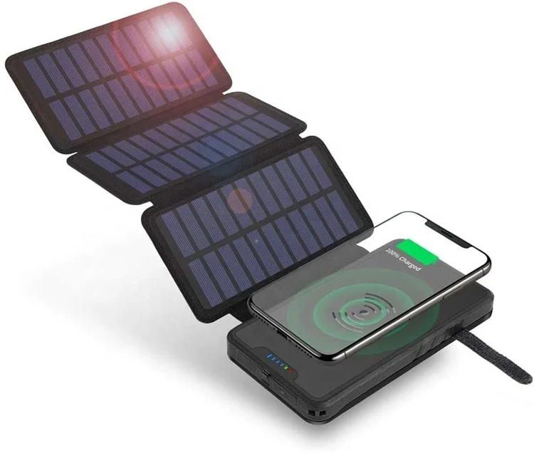 

OEM Outdoor Solar Power Bank 10000mAh 20000mAh Charger Portable Wireless Solar Power Bank 10000mAh 20000mAh