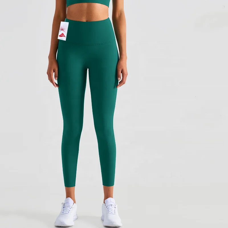 

2022 new yoga pants high waist hip lift sports tights women no T-line quick-drying yoga leggings, Multi color