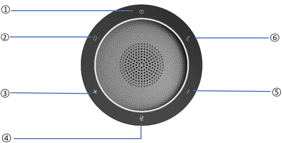 kaysuda sp200 bluetooth Portable Personal Speakerphone with 360 Audio - ANKUX.COM