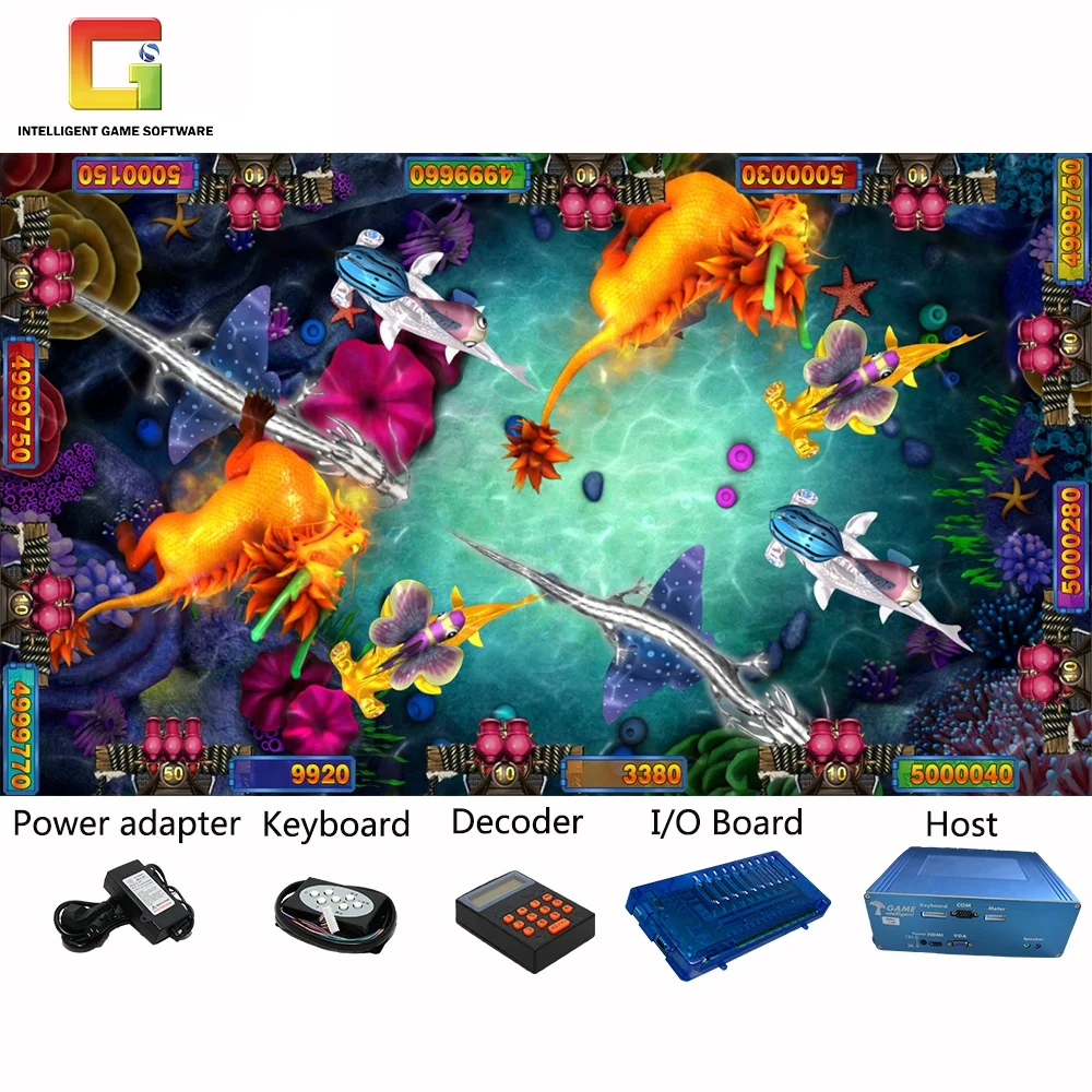 

Hot Sale Fire Kirin Plus Table 8 Player Fish Game Software Fishing Game Board