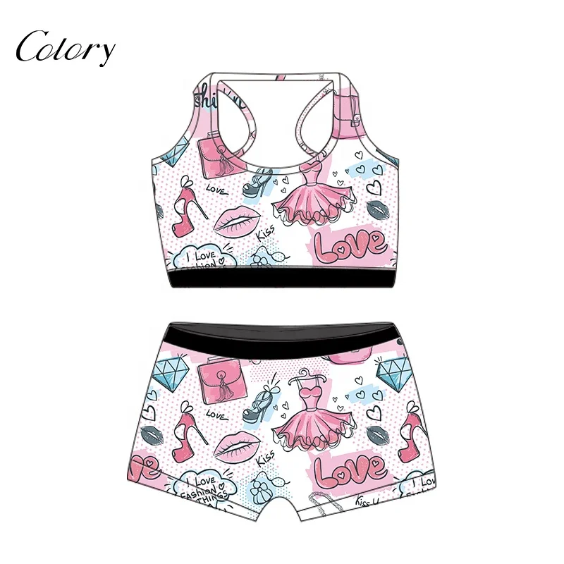 

Colory Summer 2021 Women Two Piece Short Set With Low Price, Customized color
