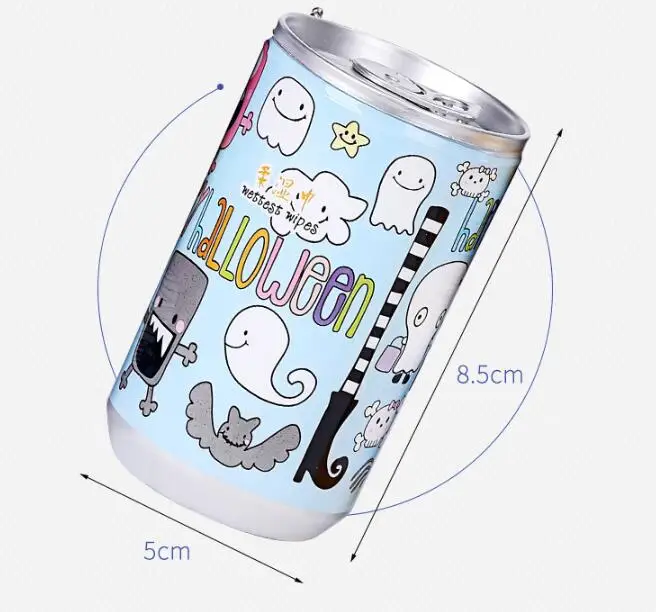 

wet tissue can for promotion 30pcs Wet tissue in Canisters