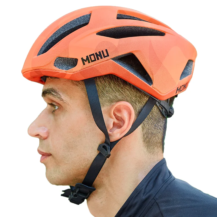 

MONU OEM Wholesale Custom Road Bike Helmet Have High-Density EPS Liner With Better Safety Performance For Adult Road Bike Helmet, Black