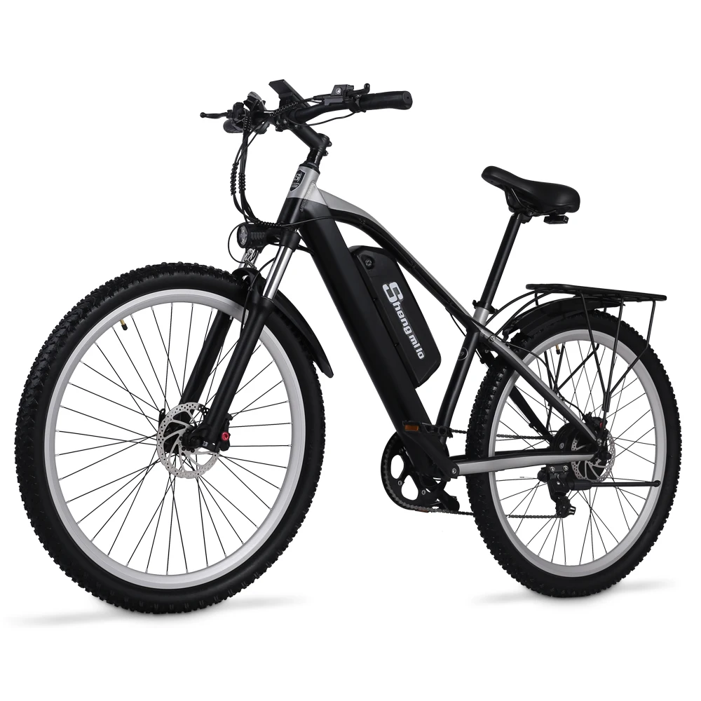 

2022 NEW ARRIVAL EU UK Warehouse SHENGMILO M90 48V 500W 29" MOUNTAIN Electric bike EMTB High Speed Electric Bicycle for adults, Black