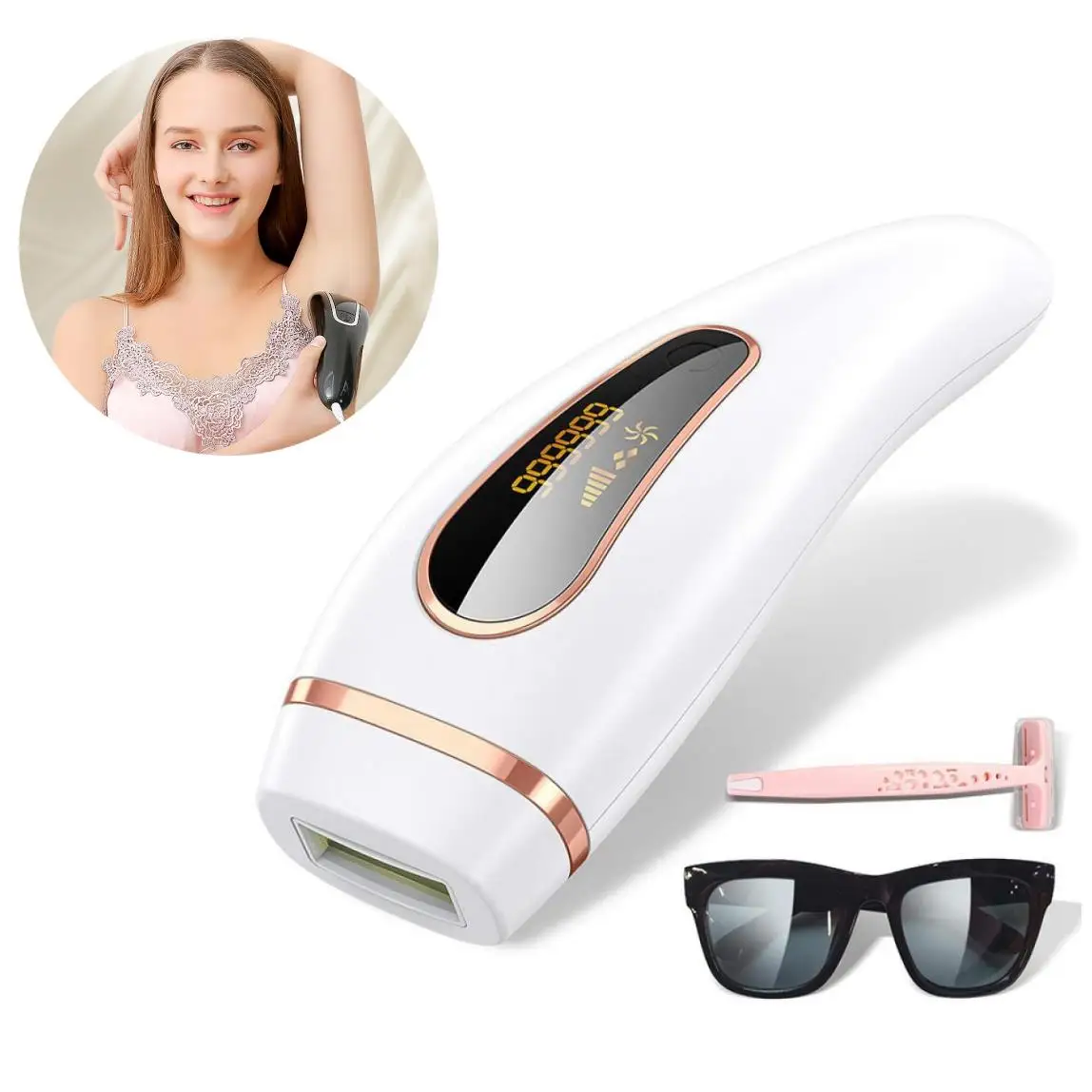 

New Permanent Hair Removal IPL Hair Removal Technology OEM LOGO Best Handheld IPL Hair Removal Upgraded Device For Home Use