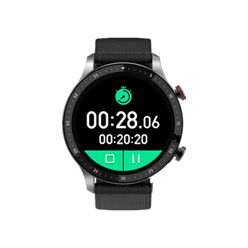 

2021 New TWS Music Smart Watch Fitness Tracker monitoring reloj smart watch smart watch for Android / iOS, Black brown